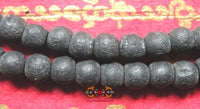 Chapelet Bouddhiste Look Phrakham en bois noir - Très Vénérable LP Kambo. La Magie du Bouddha.