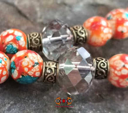 Chapelet Bouddhiste Tibétain - Pour la pratique de Manjushri. La Magie du Bouddha.