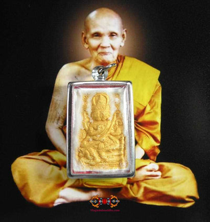 Grande amulette miraculeuse Phra Phrom (Brahma) - Très Vénérable LP Dooh. La Magie du Bouddha.