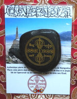 Pierre sacrée du mont Kailash (Yarlung Tsangpo) - gravée du mantra de Namgyalma A-Ah-Sha-Sa-Ma (ou du mantra de Chenrézi). La Magie du Bouddha.