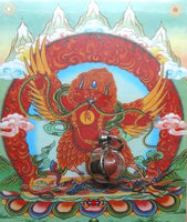 Khyung Marpo Rilbu - Pilule sacrée Tibétaine du Garuda rouge. La Magie du Bouddha.