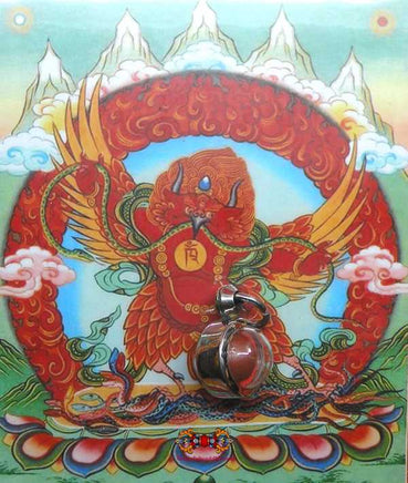 Khyung Marpo Rilbu - Pilule sacrée Tibétaine du Garuda rouge. La Magie du Bouddha.