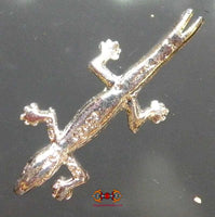 Amulette Thai de fortune - Gecko d'argent.