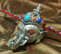 Pendentif précieux de Ganesh - Temple de Shri Maha Mariamam. magiedubouddha
