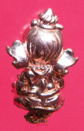 Belle petite amulette d'amour de bébé Ganesh Phra Pikanet Noi - Vénérable Kruba Chaiya Pathapi. La Magie du Bouddha.
