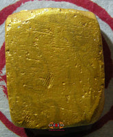 Amulette Tibétaine Tsa Tsa dorée de Mahakala blanc à 6 bras. La Magie du Bouddha.