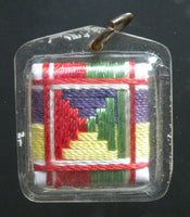 Amulette Tibétaine Yantra de Dorje Sempa (Vajrasattva) - Pour la purification du karma. La Magie du Bouddha.