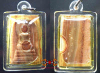 Amulettes Phra Somdej sculptées en pierre relique Hin Phratat marbrée magiedubouddha