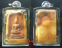 Amulettes Phra Somdej sculptées en pierre relique Hin Phratat marbrée magiedubouddha
