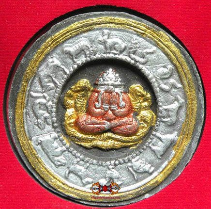 Grande amulette Jatukham Rammathep / Phra Pidta - Wat Thanput. magiedubouddha