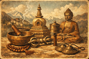 Objet spirituel tibétain traditionnel