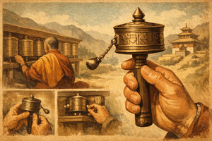 How to use a Tibetan prayer wheel?