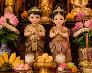 Phra Kanha et Phra Chali : les enfants sacrés de la légende de Vessantara