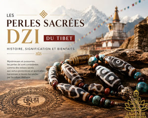 Les perles sacrées Dzi du Tibet