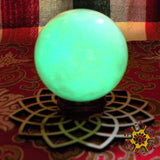 Boules de pierre sacrée Chinoise fluorescente Ye Ming Zhu - Vertes ou bleues.