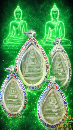 🌟 Pendentifs Bouddha Phra Somdej en pierre sacrée fluorescente Ye Ming Zhu La Magie du Bouddha.