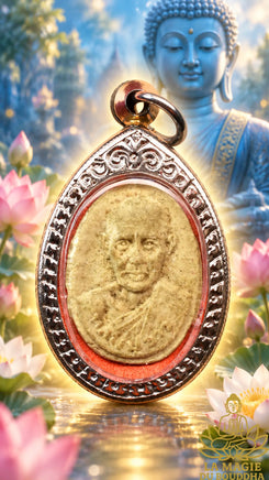 Amulette portrait Roop Lor de Luang Phor Khao Analayo – Série limitée de 1980 (Wat Laksi) La Magie du Bouddha.