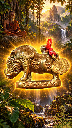 Amulette Phaya Moo Plik Phaen Din – Cochon Sacré Retournant la Terre – Luang Pu Bunyang Ajaro La Magie du Bouddha.