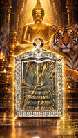 Amulette Phra Somdej Pim Chinabunchon "peau de tigre" – Très Vénérable Luang Phor Pae (1996) La Magie du Bouddha.