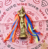 Sacred Inn Mahasane Statuette – Kruba Keow Ma (Wat Rong Doo, 2005) – Charm and Attraction Talisman