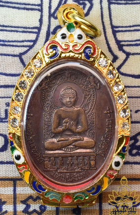 💫 Médaille Phra Pathomma Thepsana Maha Muni Sri Maha Pho Ti Lokkanat - Wat Pa Thamachat La Magie du Bouddha.