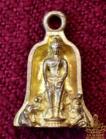 Temple bell amulet Buddha Phra Pang Pa Lelai - Venerable Phrakru Palad Phonphaison Inthawanno