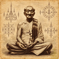 Takrut de charme Mön – Phra Ajarn Montri (Ajarn Noom), Wat Bang Waek La Magie du Bouddha.