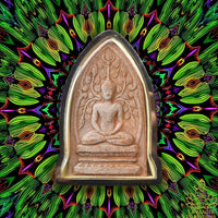 Grande amulette Phra Put Pim Prok Po – Très Vénérable Ajarn Yem du Wat Sam Ngam La Magie du Bouddha.