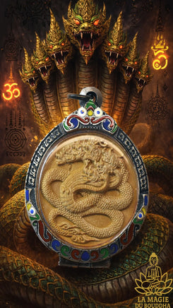 🐉 Amulette Roi des Nagas - Vénérable Luang Phor Watchara du Wat Tham Faed La Magie du Bouddha.