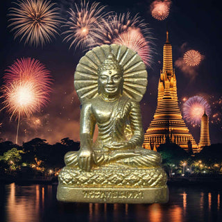 Amulette ancienne Phra Phutta Métta – Wat Ban Thanon Hak (1957) La Magie du Bouddha.