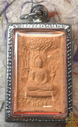 Amulette du Bouddha au Parc des Gazelles – Dharmachakra Pravartana – Argile bénie La Magie du Bouddha.