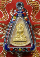 Amulette du Grand Bouddha Abhiseka et de Phra Pikanet - Wat Tham Panya