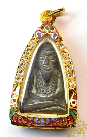 Amulette Lersi alchimique - Wat Khao Daeng Tawan Tok (Temple de Ajarn Jek Thidtathammo) La Magie du Bouddha.