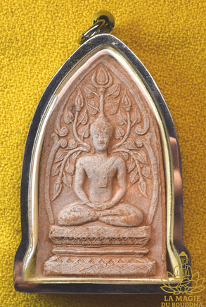 Grande amulette Phra Put Pim Prok Po – Très Vénérable Ajarn Yem du Wat Sam Ngam La Magie du Bouddha.