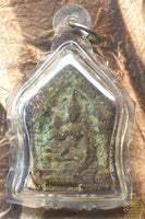 Amulette ancienne Phra Khunpen style khmer – Luang Phor Tiang (Wat Phra Phutthabat Khao Kadong, Buriram, vers 1990)