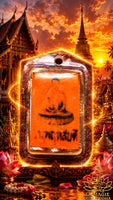 Petite amulette du Bouddha Phra Pang Samadhi - Wat Paluhat (années 1970)