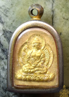 Amulette ancienne du Bouddha Amithaba – Consacrée dans les années 70 (temple chinois de Thaïlande)