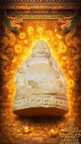 Amulette de Phra Sanghajai Bouddha de fortune chinois - Wat Leng Noei Yi La Magie du Bouddha.