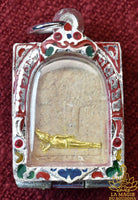 Amulette Bouddha couché Phra Non Roon Niwit Kitjaporn - Wat Hua Lamphong (1993) La Magie du Bouddha.