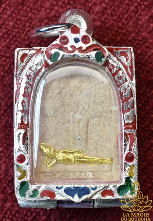 Amulette Bouddha couché Phra Non Roon Niwit Kitjaporn - Wat Hua Lamphong (1993) La Magie du Bouddha.