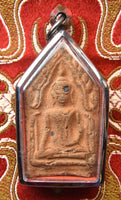 Ancient Phra Khun Paen Terracotta Amulet – Ayuthaya Region