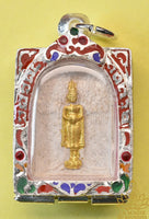 Amulette Phra Pang Om Baht du Wat Hua Lamphong (édition 1993)