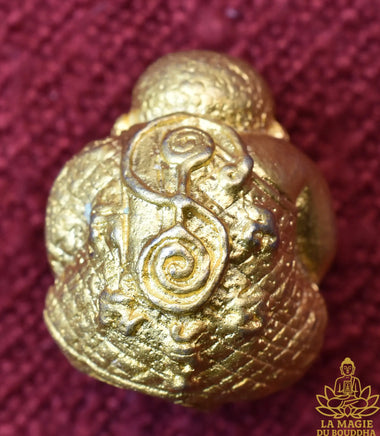 Rare amulette Look Aum Phra Sanghajai - Très Vénérable Luang Phor Poon du Wat Pailom La Magie du Bouddha.