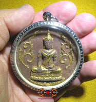 Large Thai amulet of Buddha Phraput Nareumit Rathana Chanaman - Most Venerable LP Thong Gleung.