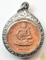 Amulette de Kubéra (Chokchai) – Triple Harmonie astrologique (Serpent, Coq, Bœuf) – Thaïlande