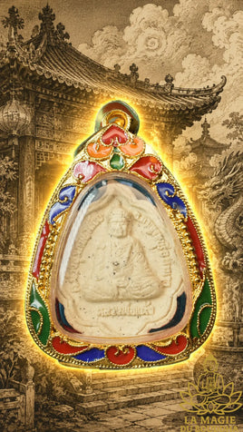 Amulette de Luang Phor Haeng (Maître Gak Ngeng) première édition (1994) – Wat Tham Khao Noi La Magie du Bouddha.