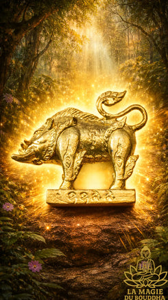 Amulette Phaya Moo Kiew Phet - Très Vénérable Luang Phor Kallong du Wat Khao Lem La Magie du Bouddha.