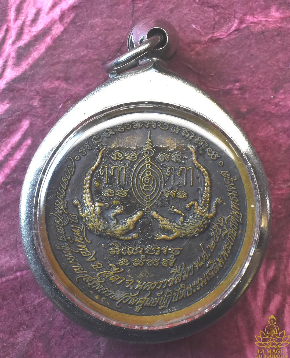Médaille du Lersi Phor Kae Thippajak – Ajarn Samjit Chuprai (2009, Nak ...