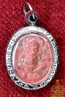 Amulette Phra Phikanet Ganesha en poudre sacrée rouge - Utthayan Phra Phikanet La Magie du Bouddha.