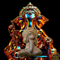 Amulette ancienne Phra Pikanet Pidta en bronze du Cambodge La Magie du Bouddha.